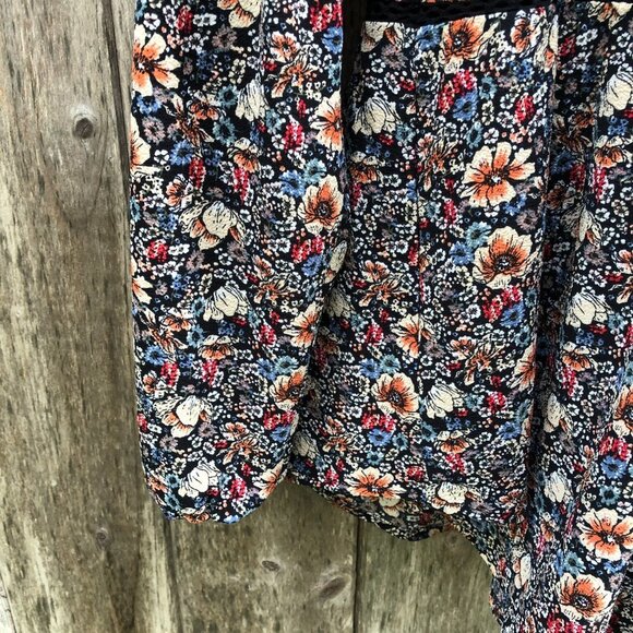 Knox Rose Floral Boho Long Sleeve Blouse Small - Picture 8 of 10